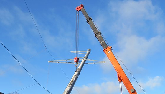 Россети установят новые опоры на линии электропередачи «БАЭС — Мраморная»