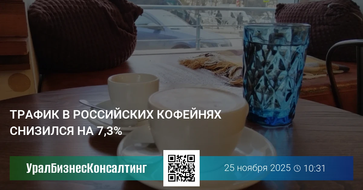 Трафик в российских кофейнях снизился на 7,3%