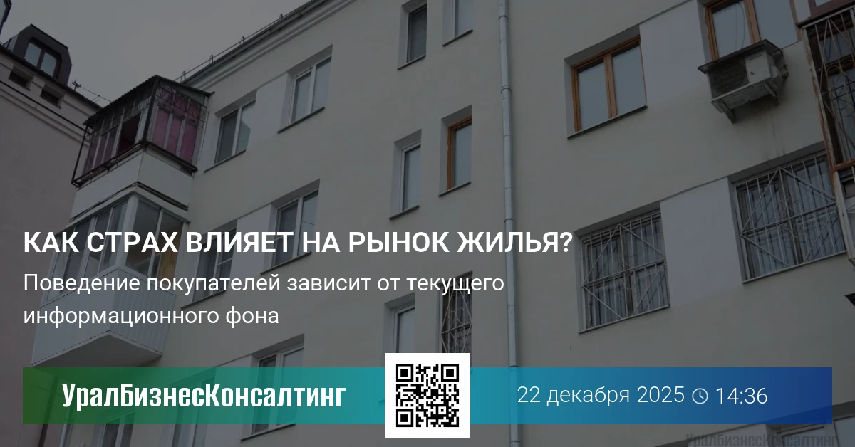 Как страх влияет на рынок жилья?