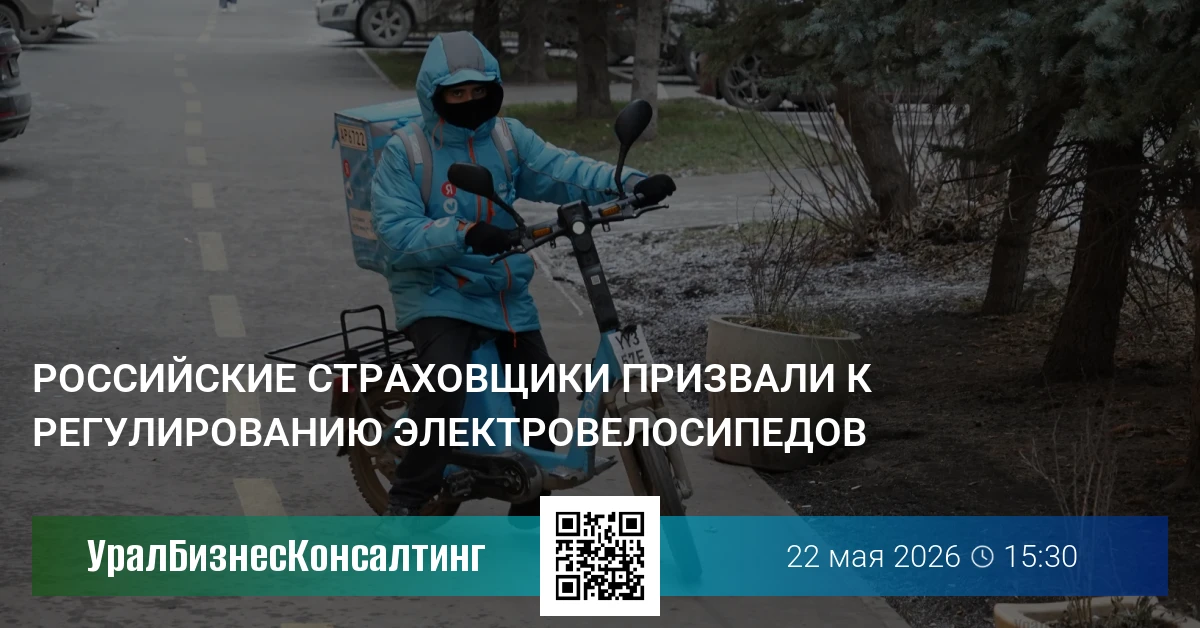 Российские страховщики призвали к регулированию электровелосипедов