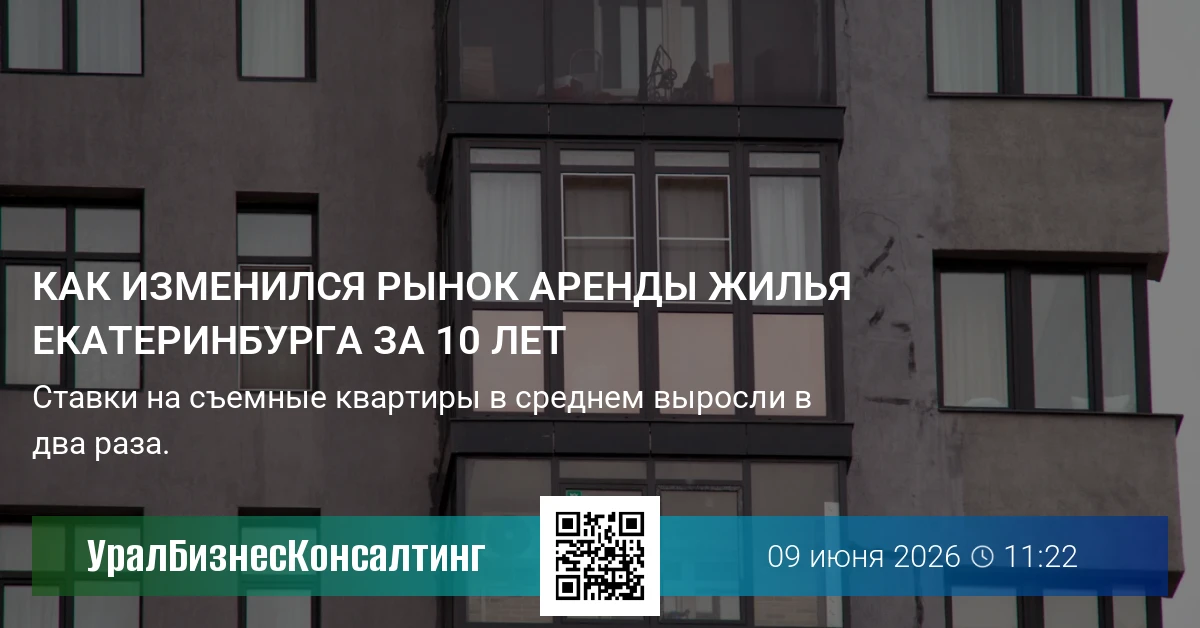 Как изменился рынок аренды жилья Екатеринбурга за 10 лет