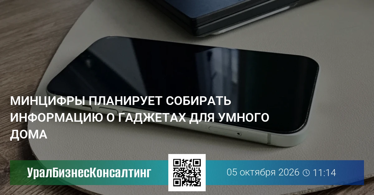 Минцифры планирует собирать информацию о гаджетах для умного дома