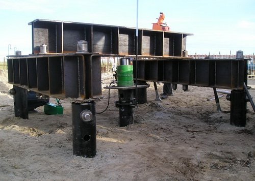 Проведение испытаний свай