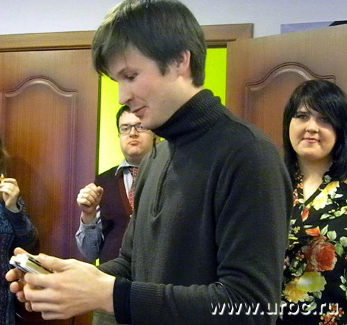 Алексей  Лысенко наглядно продемонстрировал, как работает  «Октодон»