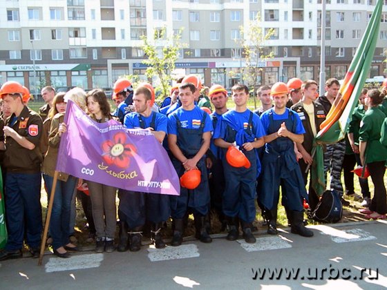 460 человек приняло участие во Всероссийской студенческой стройке в Академическом