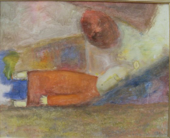 Серёжа Пикассо. Сон короля Артура, или а впрочем...2011, х, акрил, 80х100