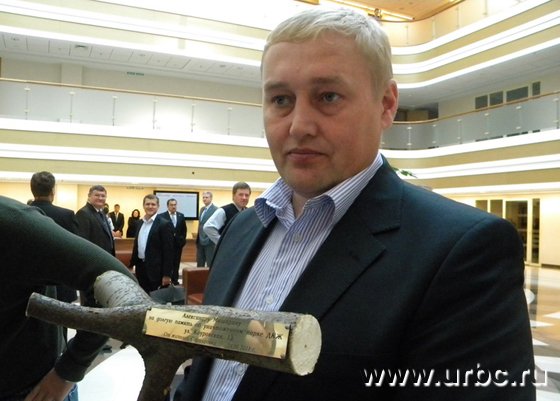 Андрей Альшевских: Пользуясь случаем, хочу передать губернатору один маленький подарок