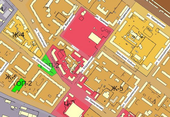 По другим документам территория парка обозначена как площадь, готовая к застройке