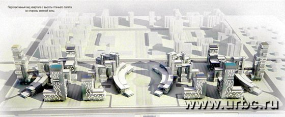 Эскизный проект квартала застройки №1