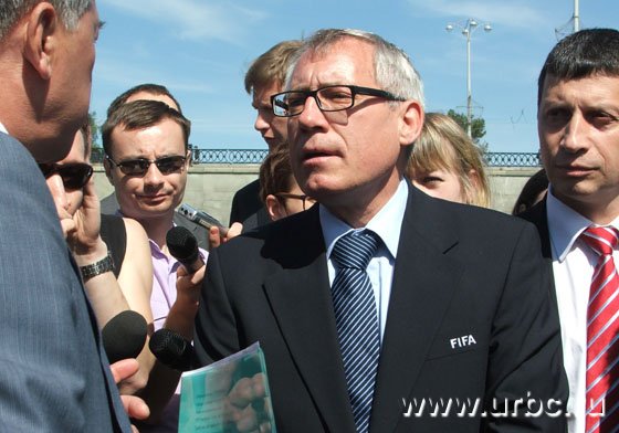 Юрген Мюллер оценил уровень подготовки Екатеринбурга достаточно высоко Юрген Мюллер оценил уровень подготовки Екатеринбурга достаточно высоко