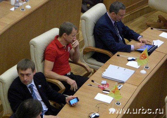 Партия эсеров к приходу губернатора обновила флажки