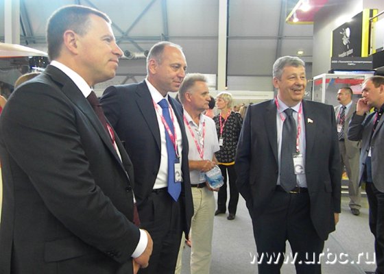 Председатель совета директоров ОАО «ТМК» и группы «Синара» Дмитрий Пумпянский и член Совета Федерации Аркадий Чернецкий