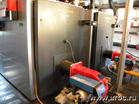 Автоматическая котельная работает на двух котлах