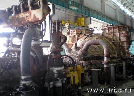 Ремонт турбины на Ново-Свердловской ТЭЦ