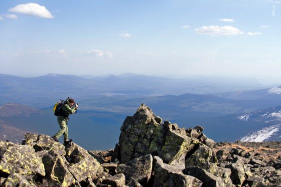 Восхождение на Конжаковский камень. Фотография предоставлена ООО «Клуб искателей приключений»