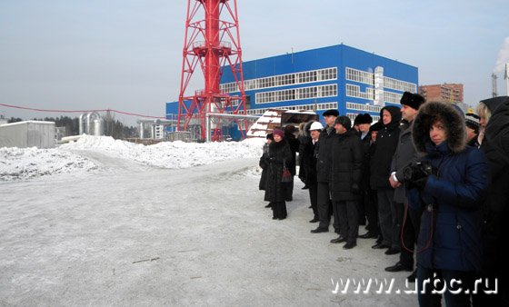 На торжественной церемонии открытия ТЭЦ «Академическая»