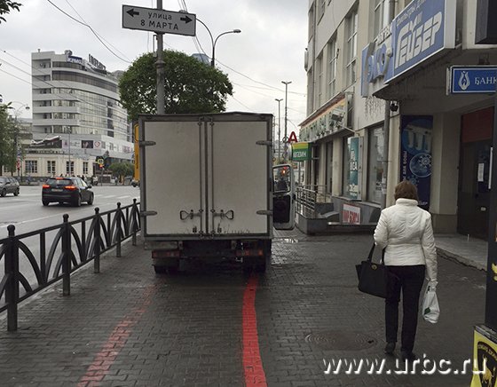 Езда по тротуару