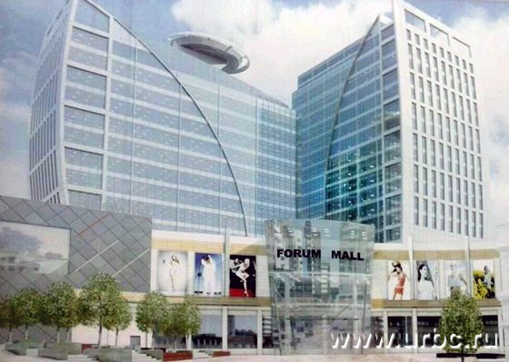 Проект предусматривает строительство двух высоток и трехэтажного ТЦ