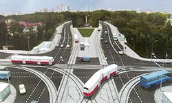 Строительство развязки возле Центрального стадиона начинается