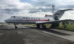 Як-40 «приземлится» в Академическом. Фотография предоставлена пресс-службой ЗАО «РСГ-Академическое»