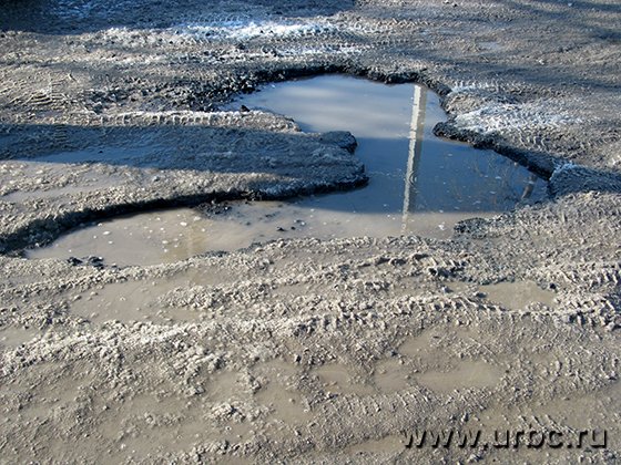 Состояние дорожного покрытия на стратегически важном участке УДС Екатеринбурга — улице Проезжей