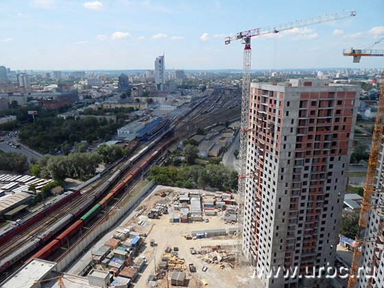 По соседству с ЖК «Малевич» проходят железнодорожные пути