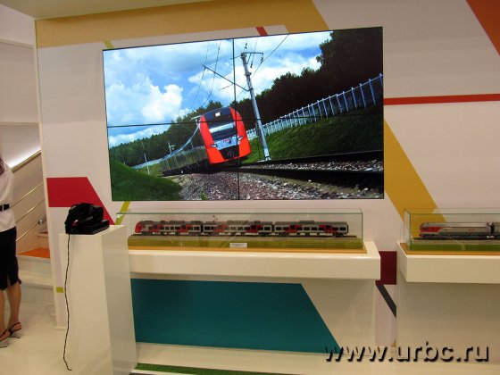 Презентация возможностей нового электропоезда