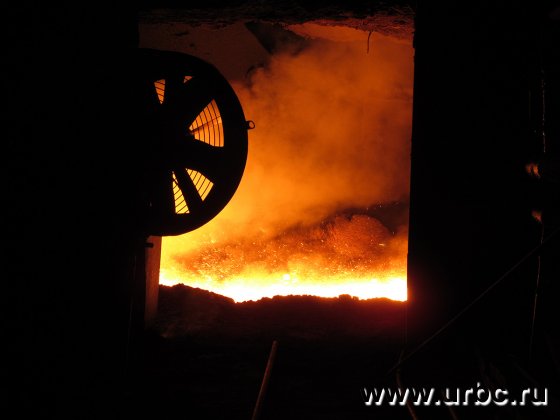 Работа доменной печи № 5