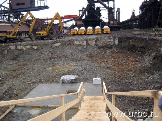 Котлован для нового агрегата