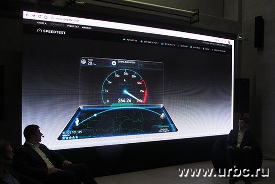 Скорость передачи данных в стандарте LTE Advanced достигает 250-300 Мбит/сек