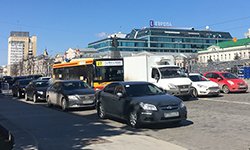 Обездвиженный Екатеринбург