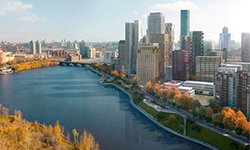 Брусника застроит территорию у Макаровского моста. Изображение предоставлено пресс-службой компании Брусника