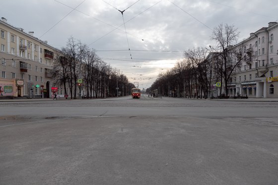 Город в самоизоляции