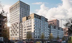 Брусника запускает первый арендный дом в Екатеринбурге. Изображение предоставлено пресс-службой компании Брусника