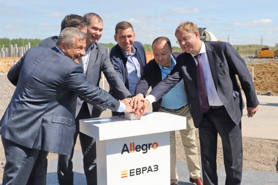 В Верхней Салде заложили фундамент нового завода