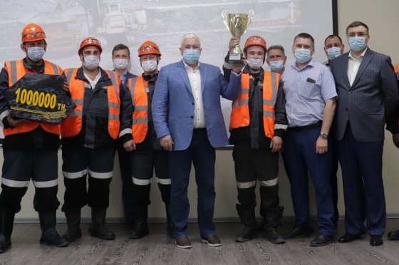 С начала 2021 года объем добычи угля в «Разрезе Распадский» достиг 1 млн тонн