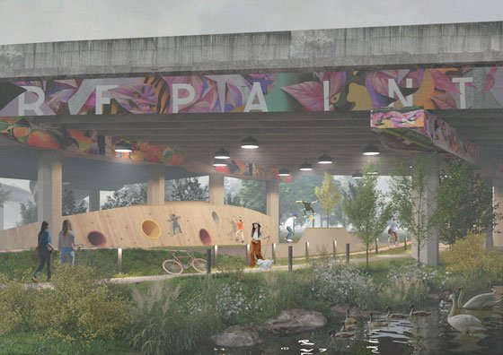 Сплав по набережной 