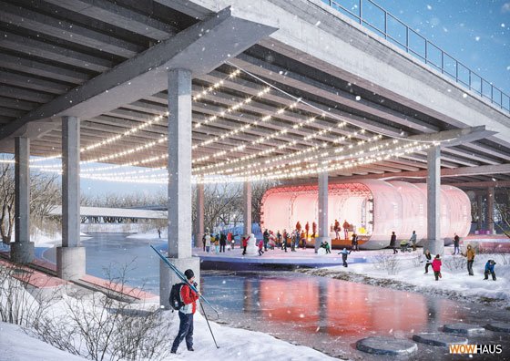 Сплав по набережной 