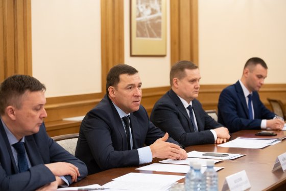 Губернатор Свердловской области Евгений Куйвашев и зампред правительства Белоруссии Юрий Назаров обсудили перспективы сотрудничества Губернатор Свердловской области Евгений Куйвашев и зампред правительства Белоруссии Юрий Назаров обсудили перспективы сотрудничества