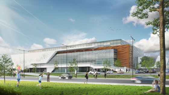 Строительство Дворца водных видов спорта в Екатеринбурге ведут более 700 специалистов «Атомстройкомплекса»