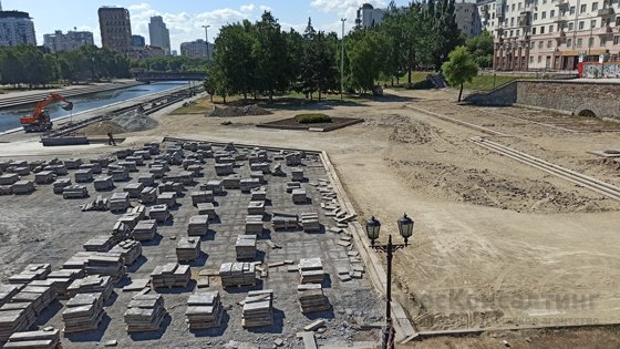 Сквер готов к празднику