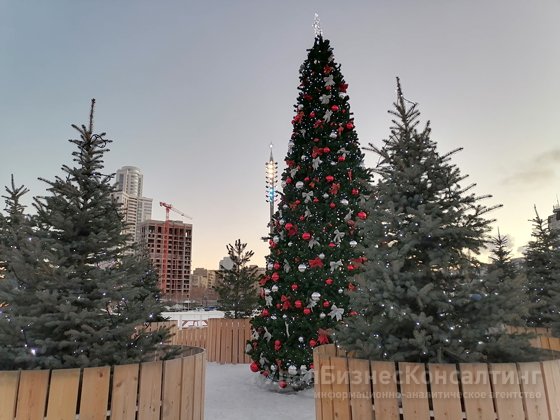 Город украшен