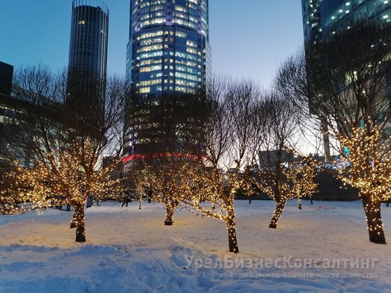 Город украшен