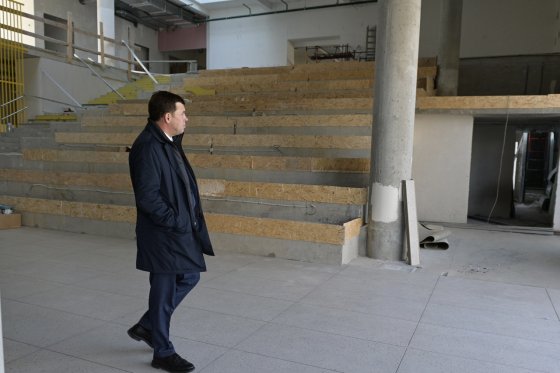 Лицей строится по графику Лицей строится по графику