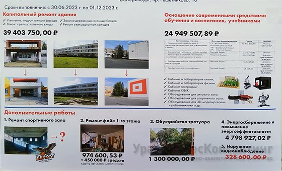 Капитальный ремонт школы № 140 в Екатеринбурге планируется завершить раньше срока Капитальный ремонт школы № 140 в Екатеринбурге планируется завершить раньше срока