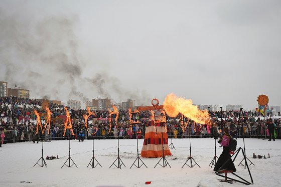 В Академическом прошли масленичные гуляния В Академическом прошли масленичные гуляния