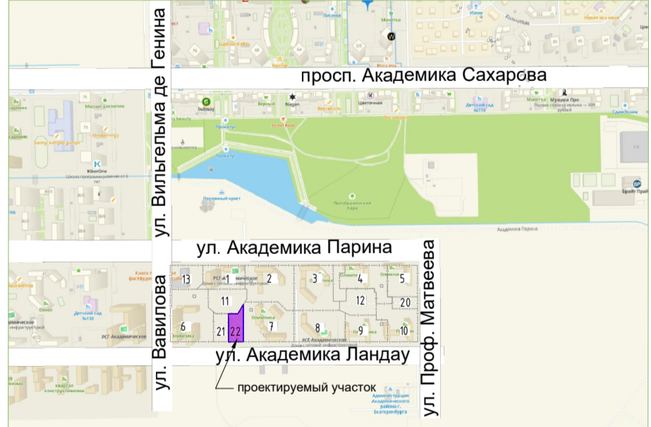 В квартале «Олимпика» Академического района Екатеринбурга началось строительство восьмиэтажного наземного паркинга на 499 машиномест