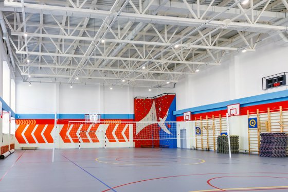 «Атомстройкомплекс» создал на базе школы спортивный хаб