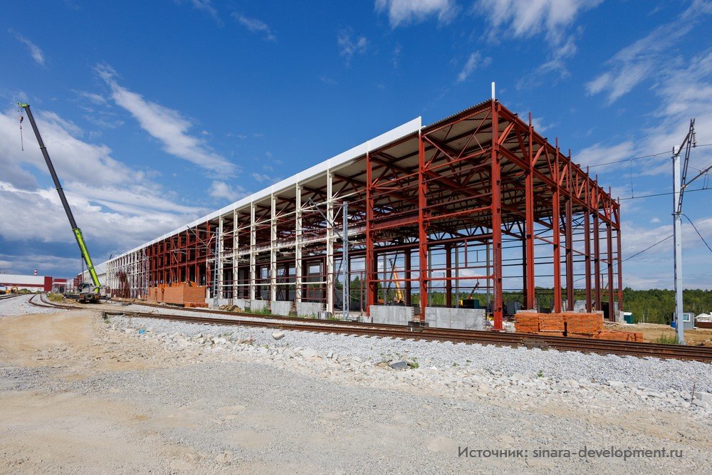 ЕВРАЗ НТМК поставил 2 тыс. тонн стальных двутавров для строительства корпусов по производству высокоскоростных поездов